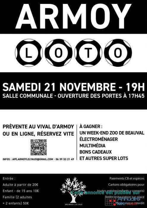 Affiche du loto ARMoy LOTO
