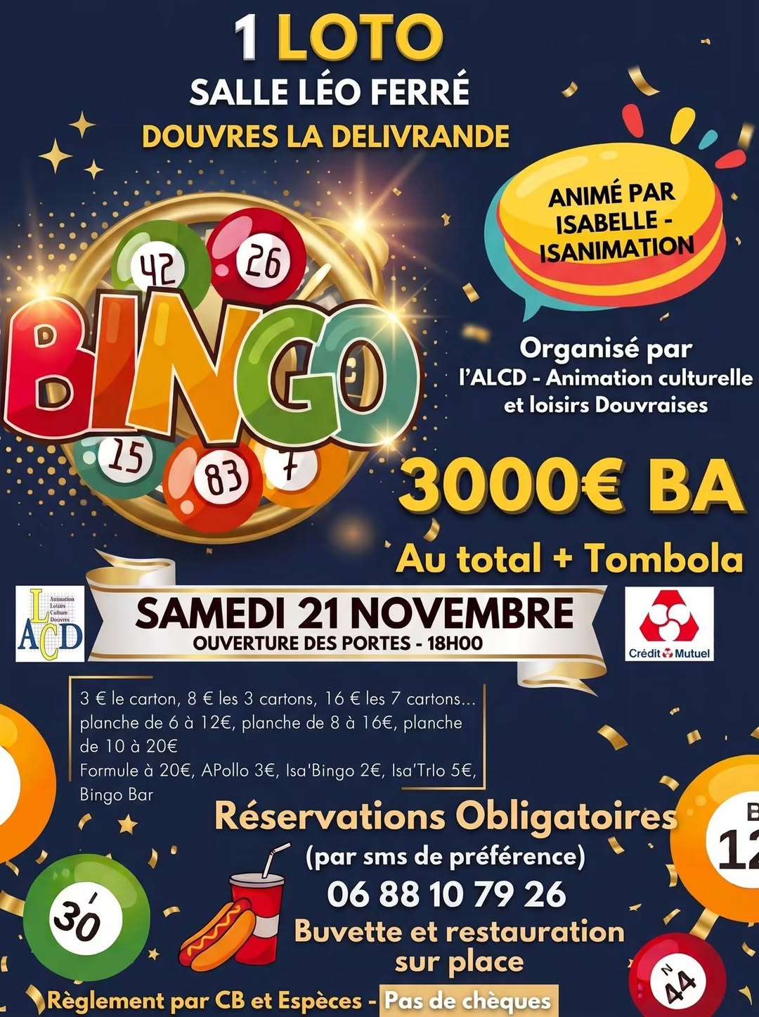 Affiche du loto BINGO