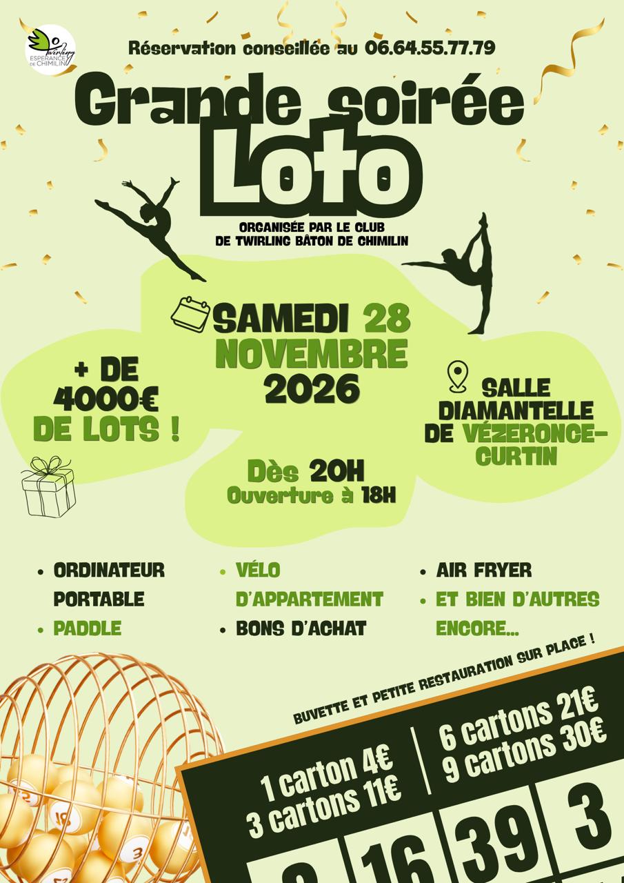 Affiche du loto Grande soirée loto