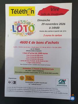Affiche du loto HYPER LOTO ANIME PAR NATHALIE CAILLOT