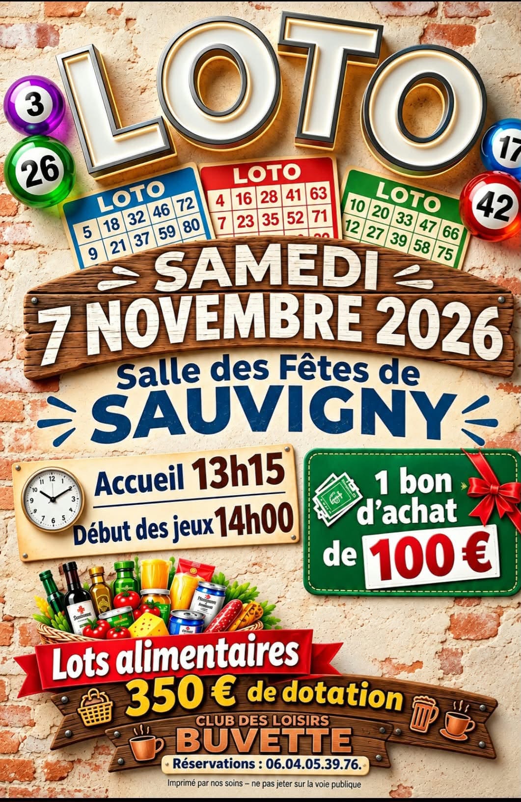 Affiche du loto LOTO