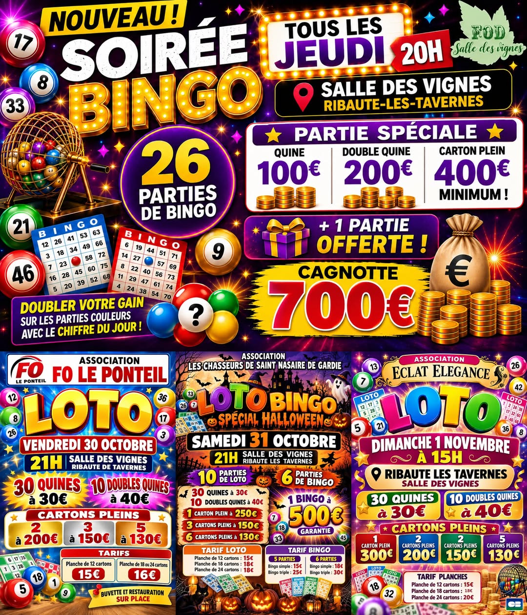 Affiche du loto Loto Association Eclat Elegance à Ribaute-les-Tavernes