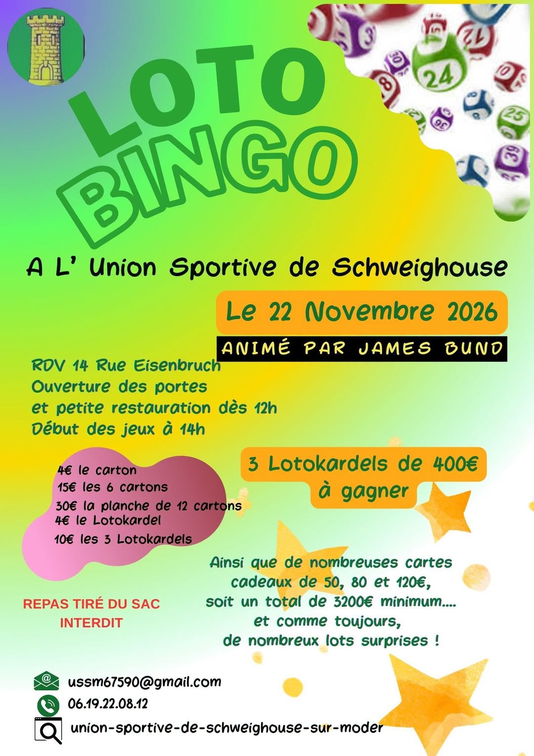 Affiche du loto Loto Bingo