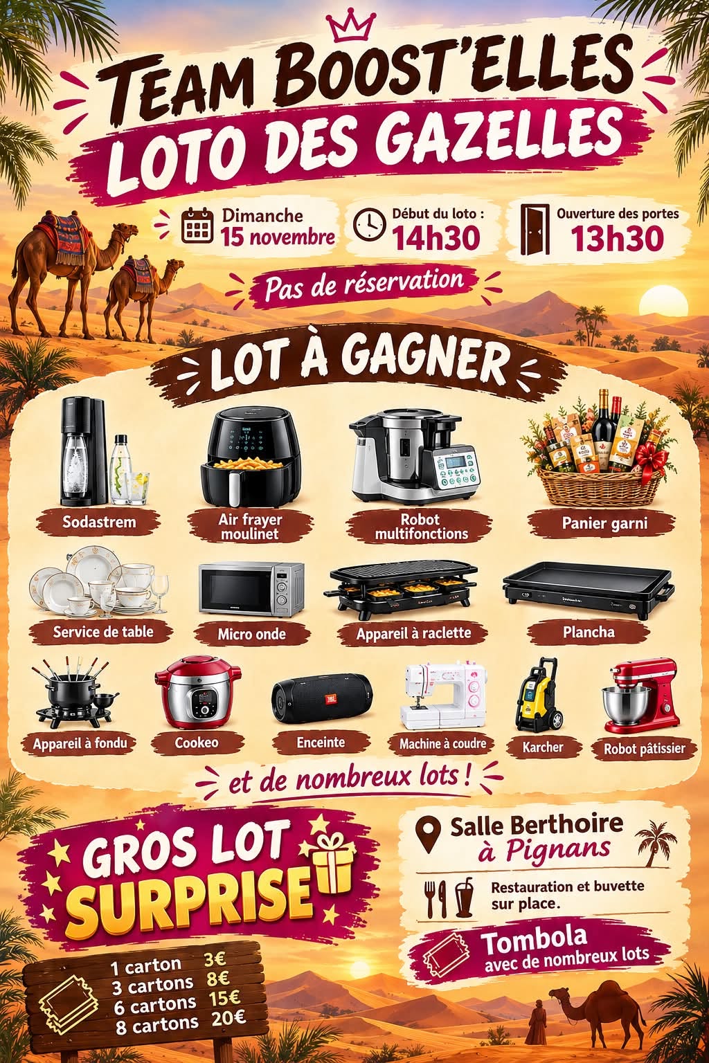Affiche du loto Loto des Gazelles