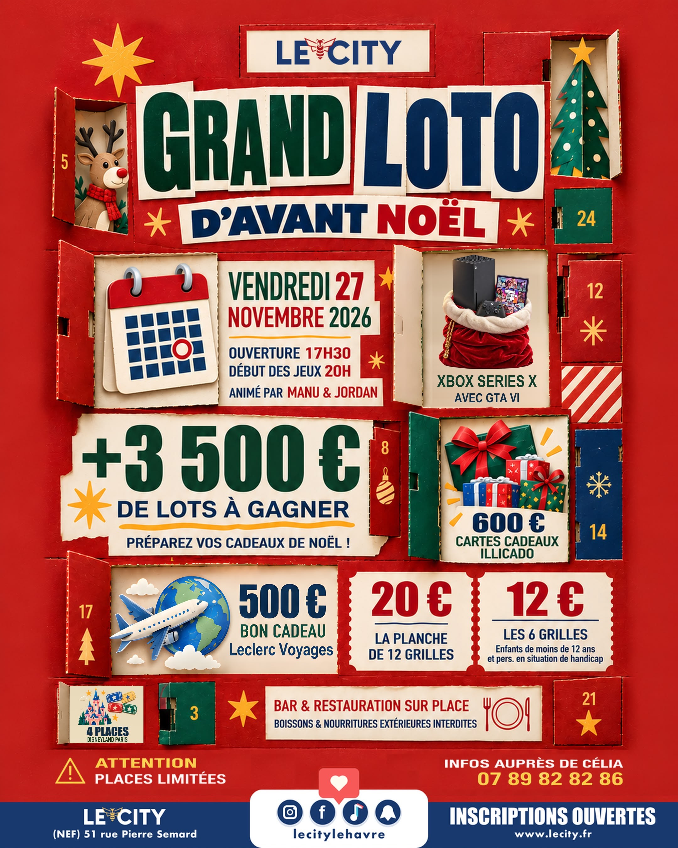 Affiche du loto loto du city