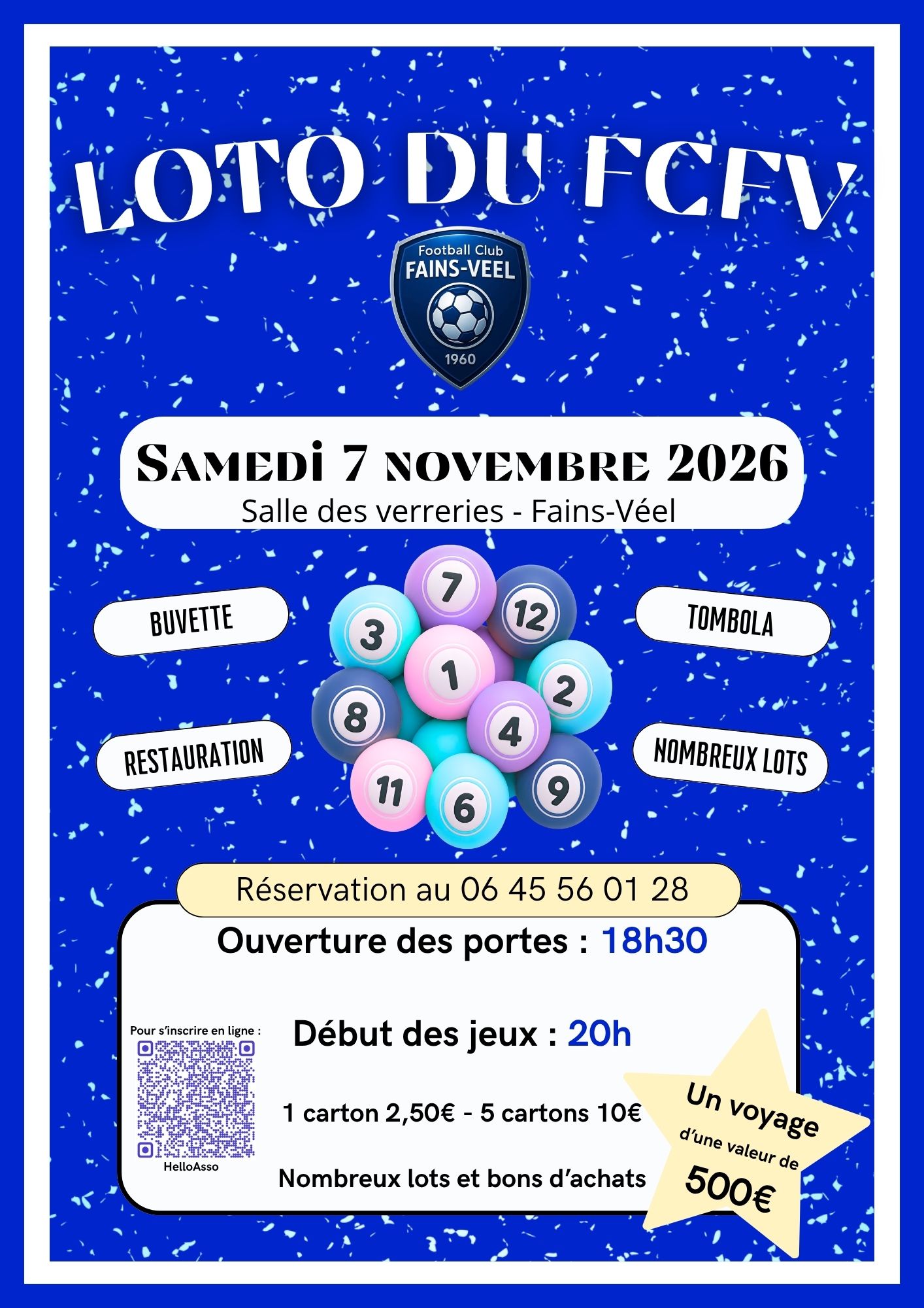 Affiche du loto LOTO DU FCFV