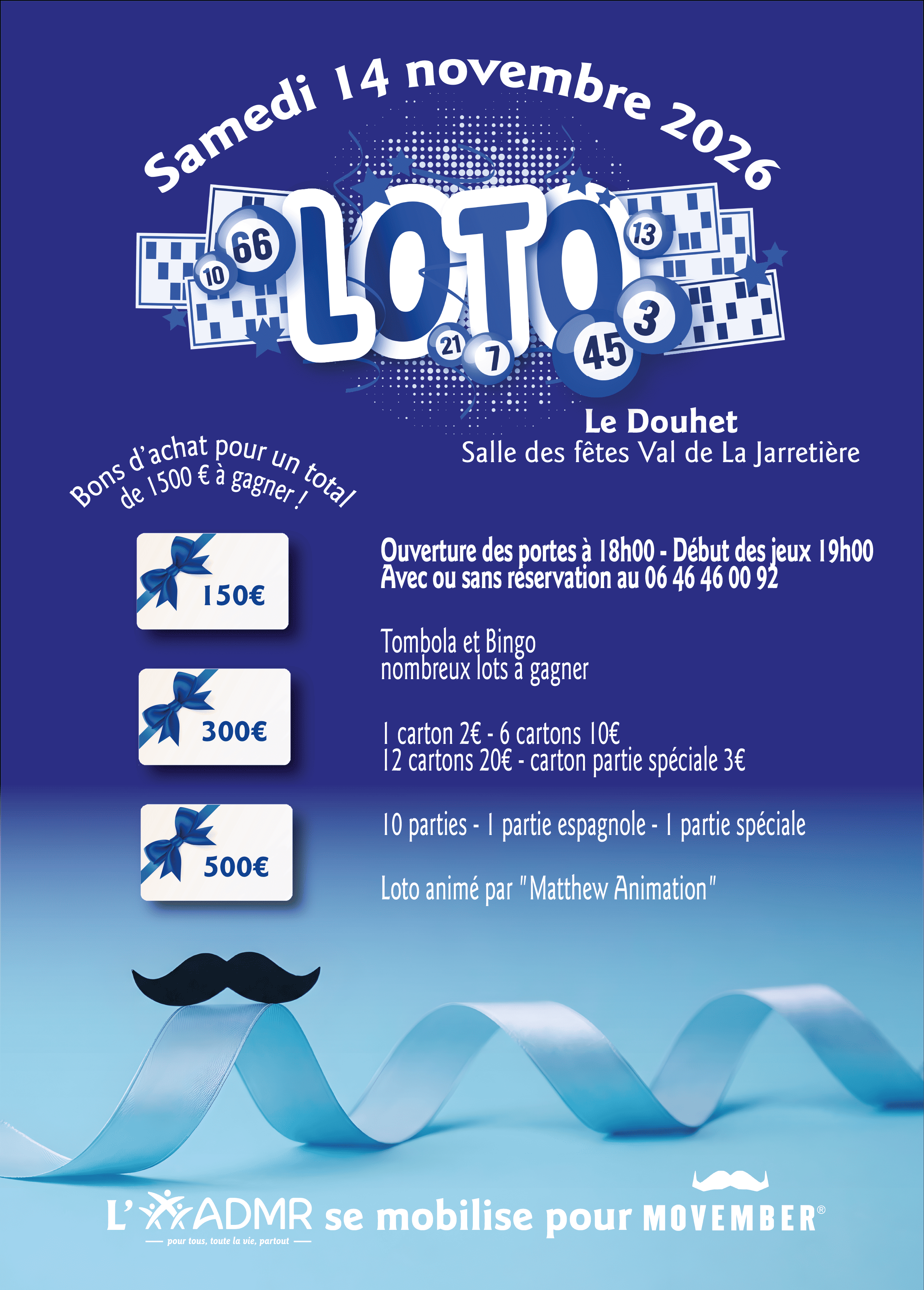 Affiche du loto LOTO MOVEMBER