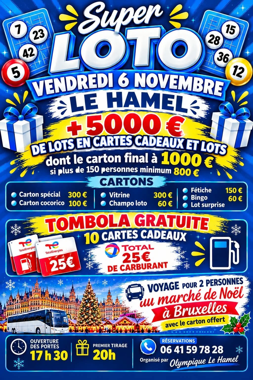 Affiche du loto Loto Olympique Le Hamel à Le Hamel