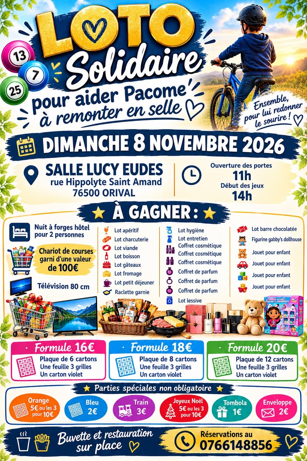 Affiche du loto Loto Solidaire à Orival