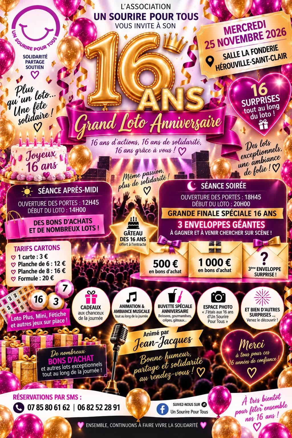 Affiche du loto SÉANCE APRÈS-MIDI