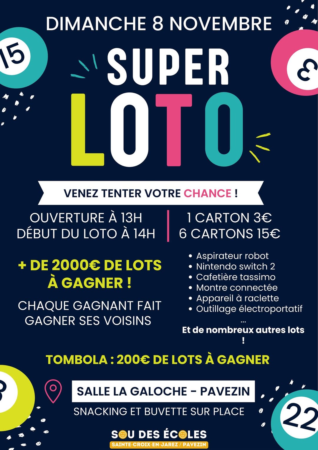 Affiche du loto SUPER LOTO
