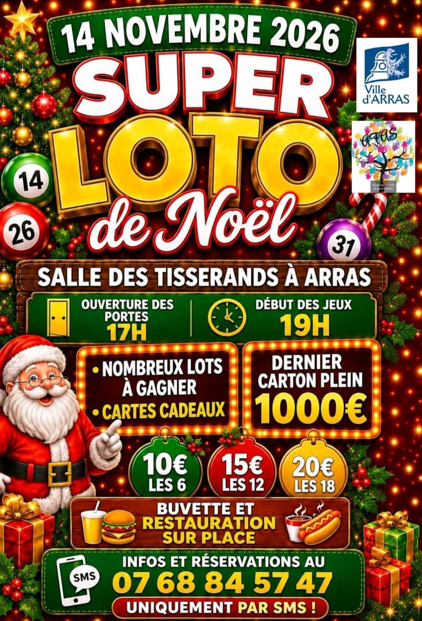 Affiche du loto Loto Ville d'ARRAS à Arras