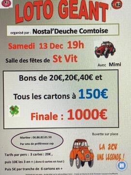 Affiche du loto Loto