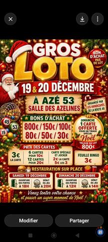Affiche du loto Loto animation ciriane