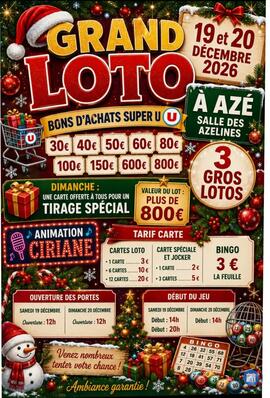 Affiche du loto Loto animation ciriane