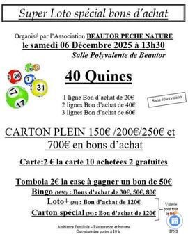 Affiche du loto Loto de Noel