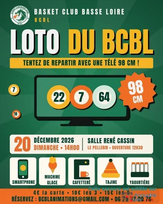 Affiche du loto LOTO DU BCBL