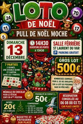Image du loto loto du pull de noel Moche