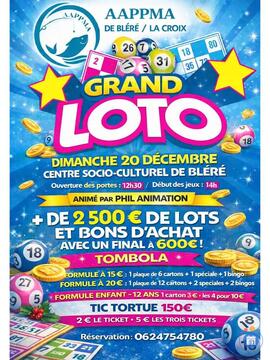 Image du loto Loto organisé par l'AAPPMA BLÉRÉ - LA CROIX