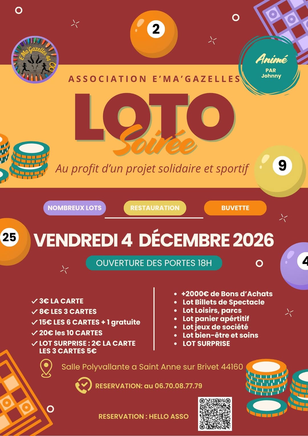 Affiche du loto LOTO Soirée