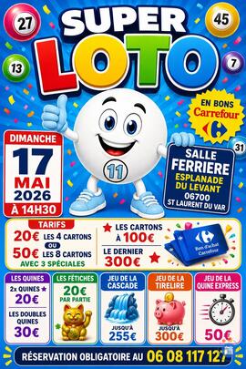 Affiche du loto Super Loto salle f