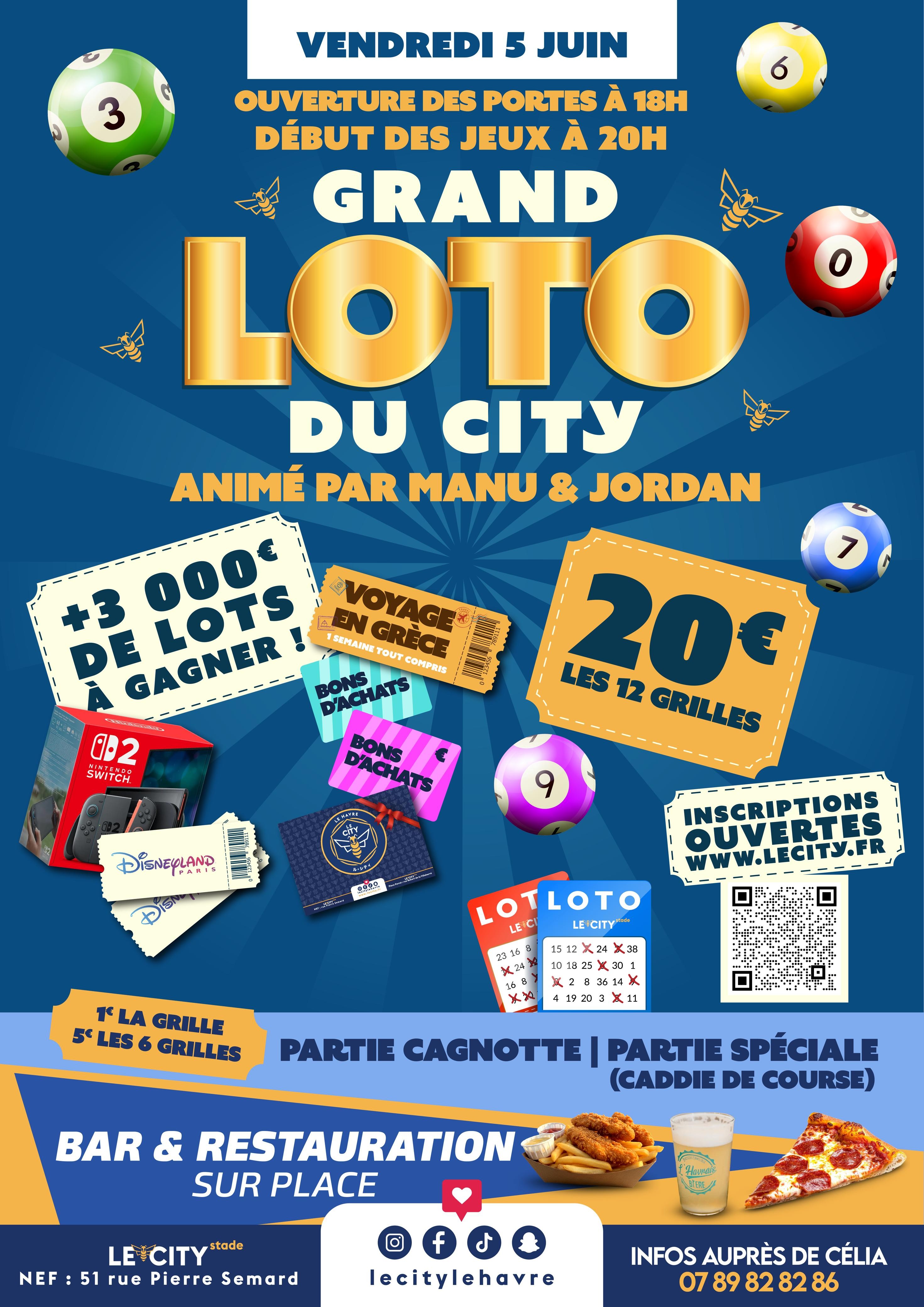 Affiche du loto loto city le havre