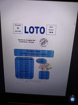 Image du loto loto jogging club les marcheurs Florange