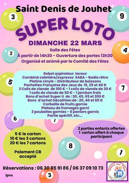 Image du loto Loto du Comité des fêtes
