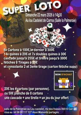 Image du loto Super Loto au lou castelet de Carros