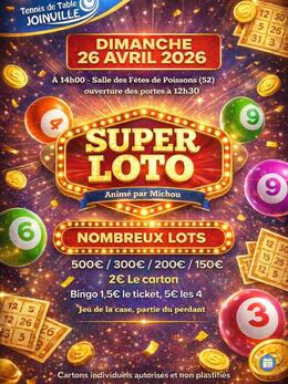 Image du loto Loto du Tennis de Table de Joinville