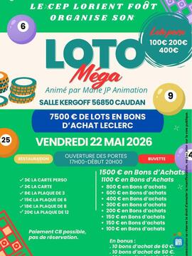 Image du loto MEGA LOTO animé par Marie JP animation