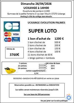 Image du loto Loto Uckange Evolution palmes