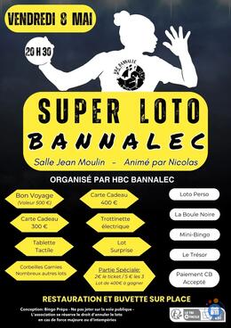 Image du loto Super Loto du Handball Bannalec Club