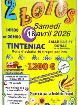 Image du loto 2 supers lotos La Breizh de L'Espoir avec JCO