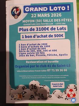 Image du loto Super loto organise par club 41 de saint lo