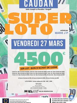 Image du loto Super Loto. Animé Marie JP. Asso Des carrés dans des ronds