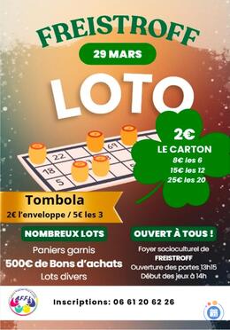 Image du loto Grand Loto de la St Patrick