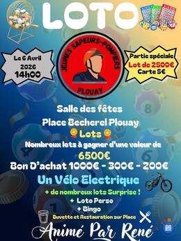 Image du loto Super loto jeunes sapeurs pompiers plouay