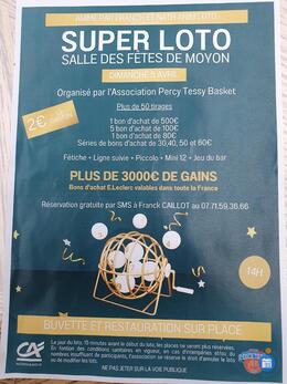 Image du loto Super loto organise par basket de percy