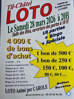Image du loto Loto de la fario