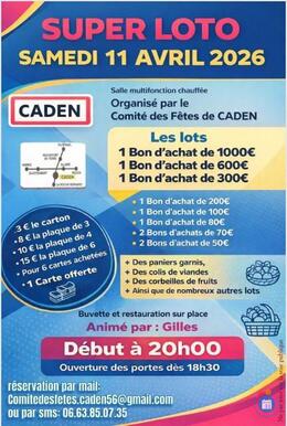 Image du loto Super loto caden 56220