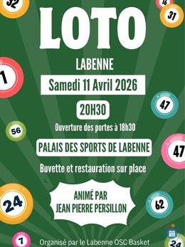 Image du loto Super loto bingo du labenne basket