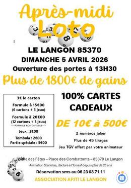 Image du loto Animation loto avec packs.