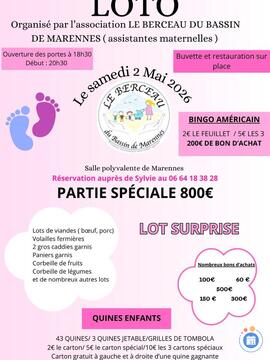 Image du loto Loto des assistantes maternelles du bassin de Marennes