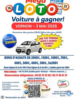 Image du loto Méga loto à vernon -