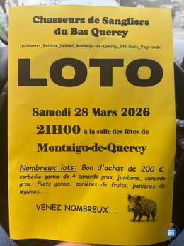 Image du loto Loto des chasseurs du bas quercy