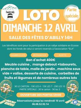 Image du loto loto family rally