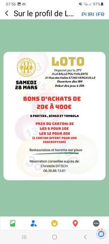 Image du loto Loto jeune France vergaville samedi 28 mars