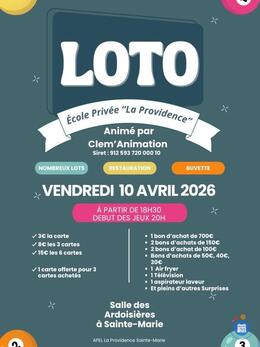 Image du loto Super loto animé par Clément ( SANS RESERVATION)