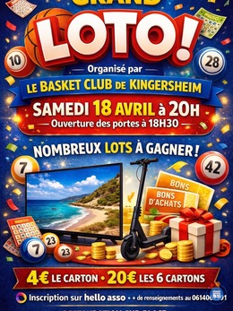Image du loto Grand Loto du BC Kingersheim